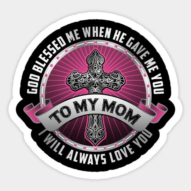 To My Mom Sticker by BrillianD